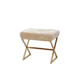 Plush Faux Fur Stool Proffice furniture